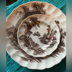 The old mill plates. One large one smaller.